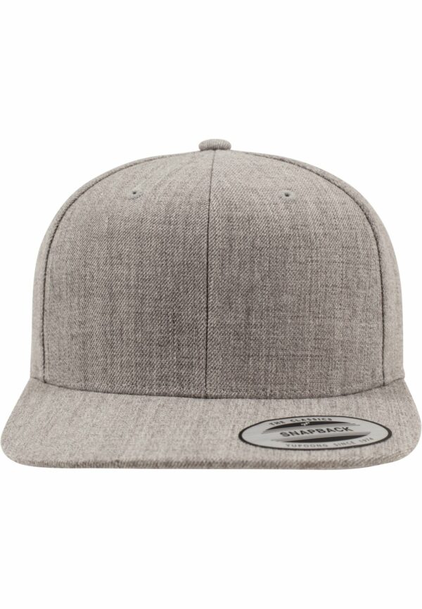 Flexfit Caps Classic Snapback Lys Gråmelert - Bilde 3