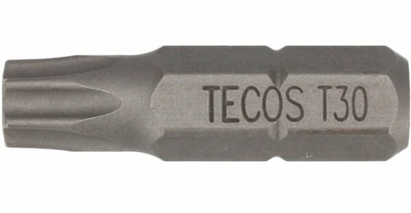 Tecos Bits TX30 x 25mm x 1/4" Stål S2  3pk