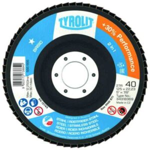 Tyrolit Flapdisc 125x22,23 27CLA ZA60Q-B Basic  (10stk i pk)