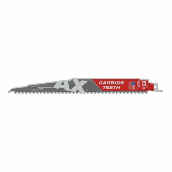 Milwaukee Bajonettsagblad TCT AX 230x5 tpi Sawzall B (Tre + spiker)  5pk