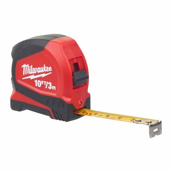 Milwaukee Målebånd 3m  m/LED lys  10FT/16mm