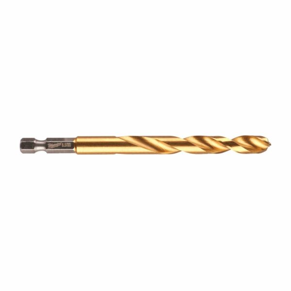 Milwaukee Metallbor 8,5mm HSS-G TIN HEX Shockwave