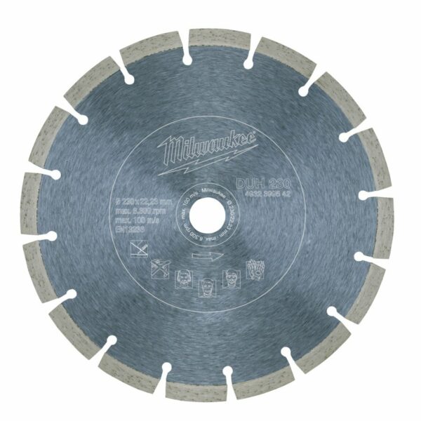 Milwaukee Kappskive Diamant 230mm x 22,2  (til Betongsag FCOS230)