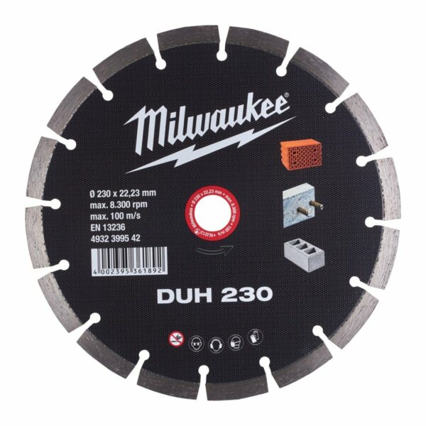 Milwaukee Kappskive Diamant 230mm x 22,2  (til Betongsag FCOS230) - Bilde 2