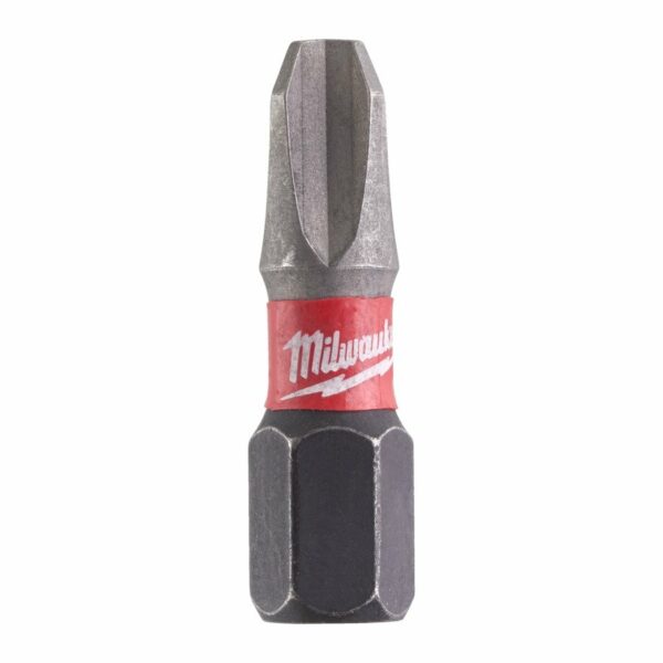 Milwaukee Bits PH3 x 25mm Shockwave  2pk