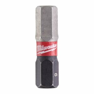 Milwaukee Bits HEX6 x 25mm Shockwave  2pk