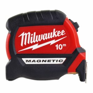 Milwaukee Målebånd 10m Magnetisk  (6 stk i pk)