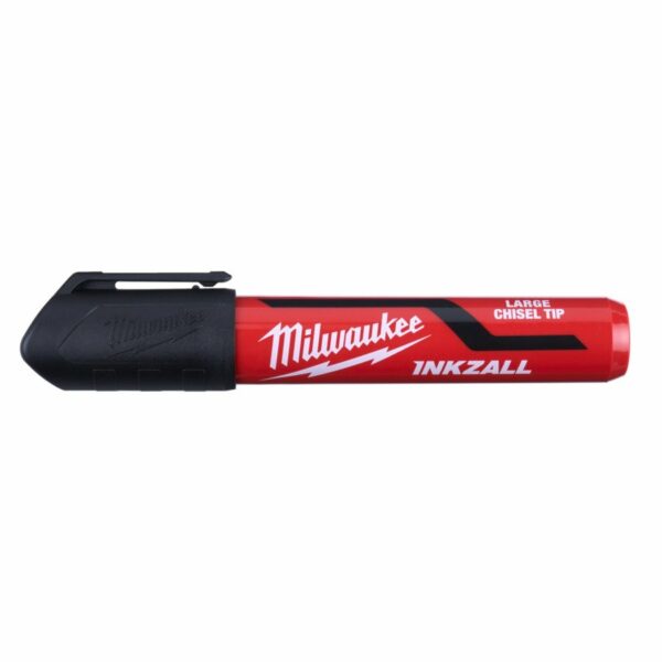 Milwaukee Merkepenn/Tusj Inzall Svart L Flat  (12 stk i pk) - Bilde 2