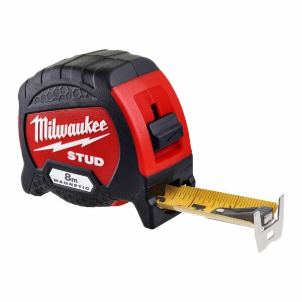 Milwaukee Målebånd 8m Magnetisk STUD