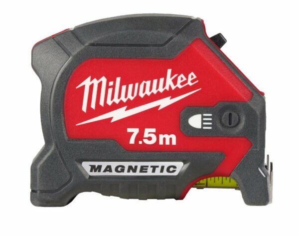 Milwaukee Målebånd 7,5m LED m/lys og magnet