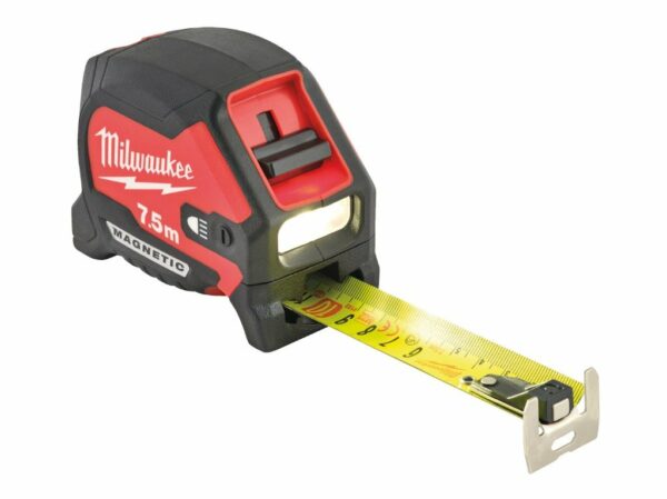 Milwaukee Målebånd 7,5m LED m/lys og magnet - Bilde 2