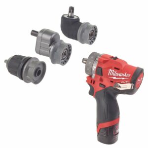 Milwaukee Slagbormaskin M12 FPDX-KIT-202X m/avtagbar chuch Vinkeldrill