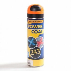 Power Coat Merkespray FLUO Orange 500ml  (12 stk i kart)