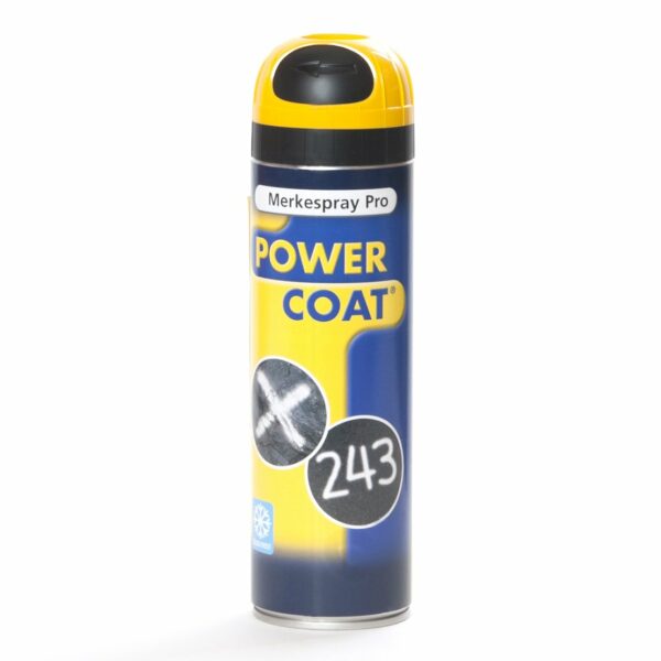 Power Coat Merkespray PRO Gul 500ml  (12 stk i kart)