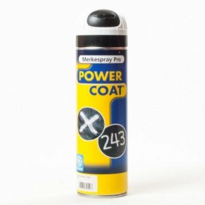 Power Coat Merkespray PRO Hvit 500ml  (12 stk i kart)