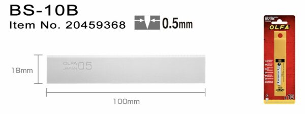 Olfa Skrapeblad BS-10B Faste  10pk