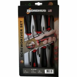 Bondhus Skrutrekkersett 6-deler Rett/PH PowerGrip