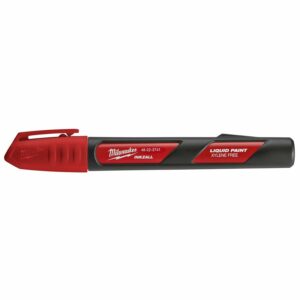 Milwaukee Paintmarker Rød Permanent 1P  48223741 (12 stk i esk)