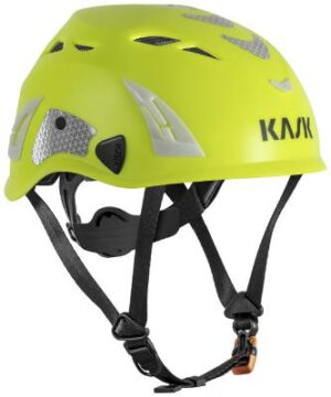 Kask Vernehjelm Superplasma AQ m/hakestropp Hiviz Gul