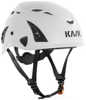 Kask Vernehjelm Superplasma AQ m/hakestropp Hvit