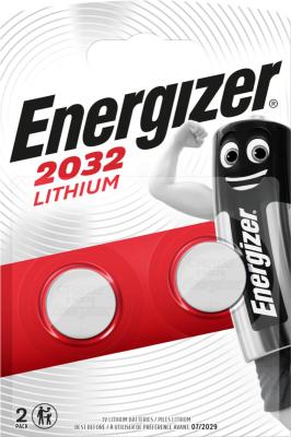 Energizer Knappcelle batteri CR2032 FSB2 3V Lithium  2pk